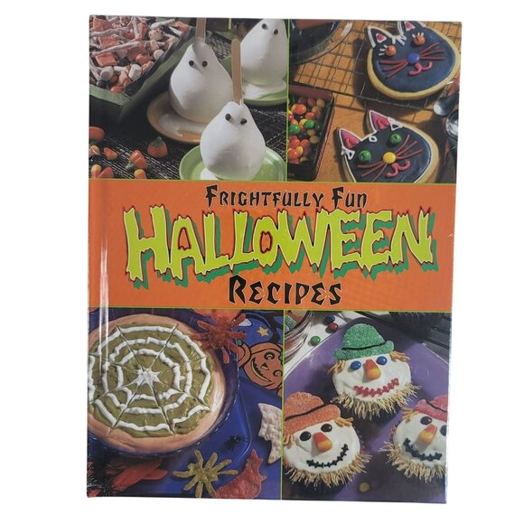 Frightfully Fun Halloween Cookbook Recipes Hardcover Wrapped Vintage NEW 2000 - Picture 1 of 6